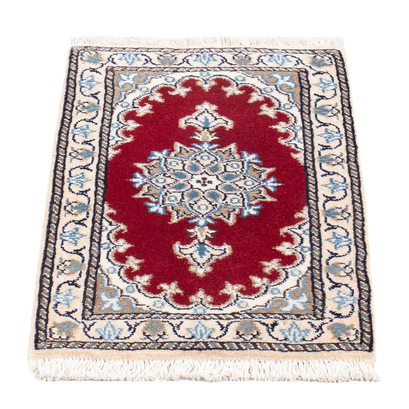 Tapis persan - Nain - Royal - 60 x 40 cm - rouge