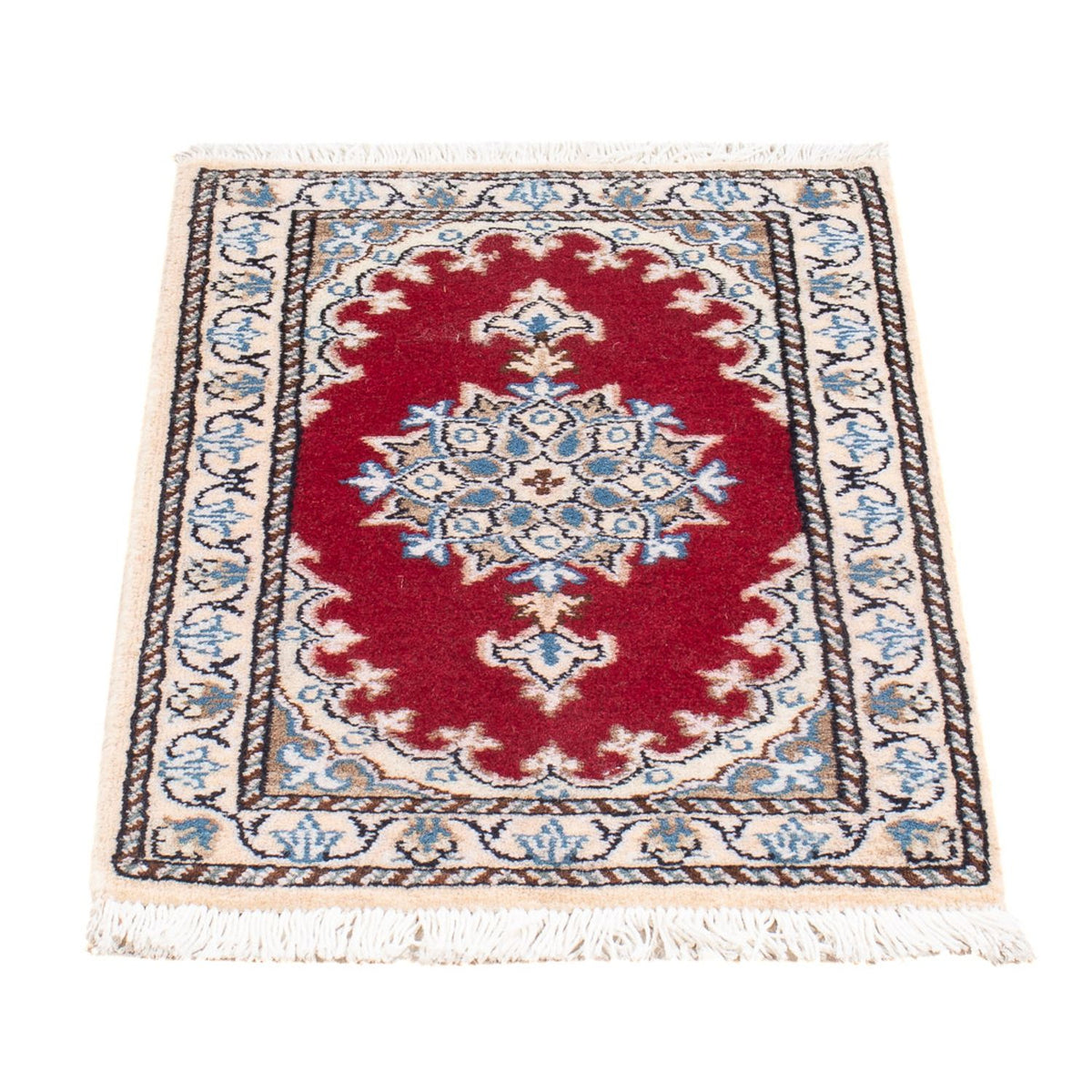 Tapis persan - Nain - Royal - 60 x 40 cm - rouge