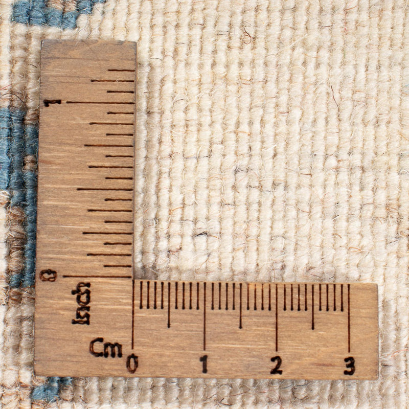 Tapis de couloir Tapis persan - Nain - 400 x 80 cm - argent