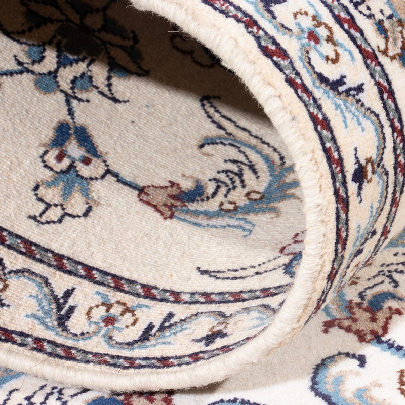 Tapis de couloir Tapis persan - Nain - 290 x 74 cm - argent