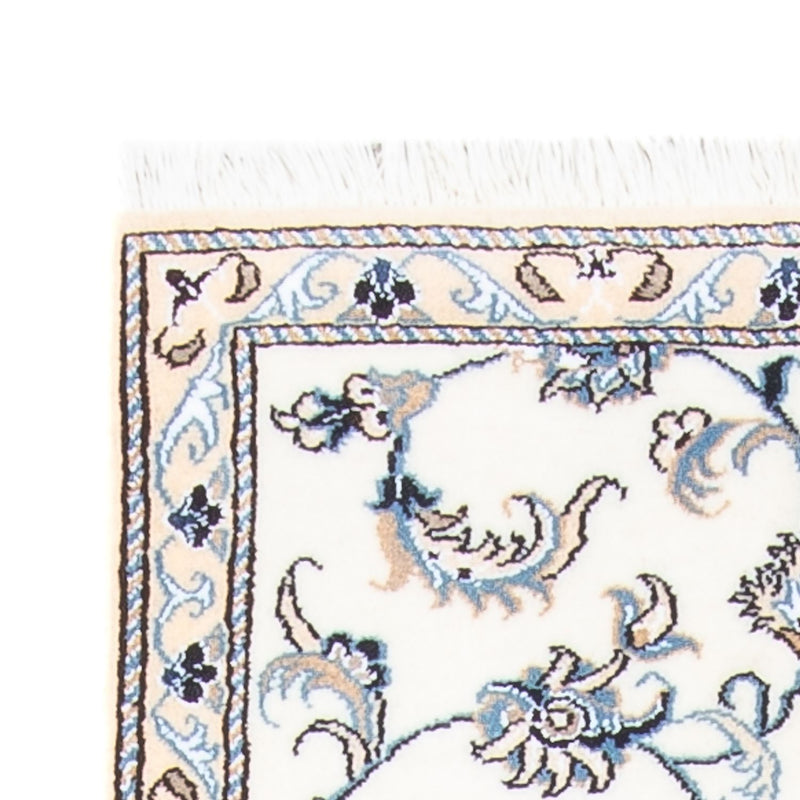 Tapis de couloir Tapis persan - Nain - 284 x 78 cm - argent