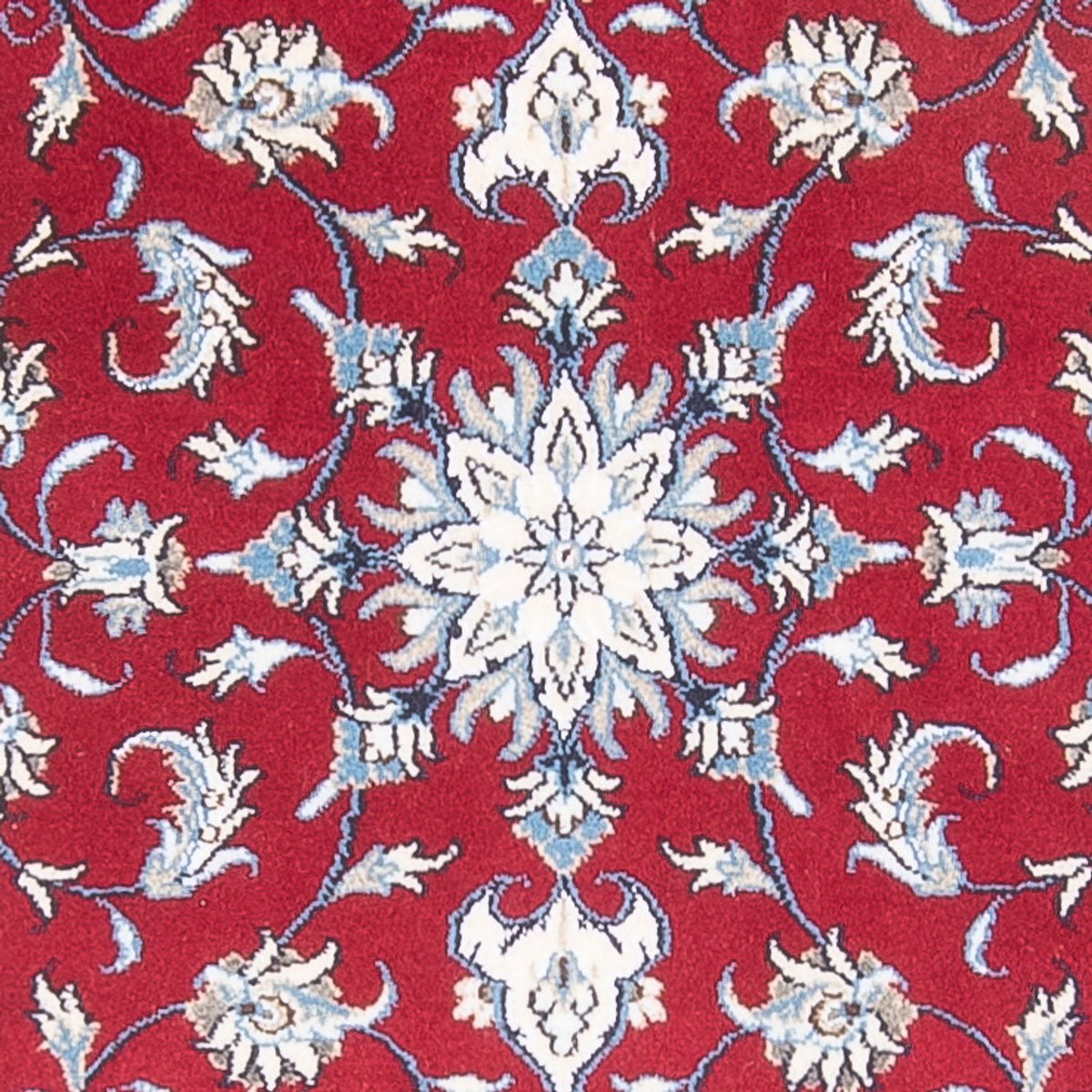 Tapis de couloir Tapis persan - Nain - 290 x 82 cm - rouge