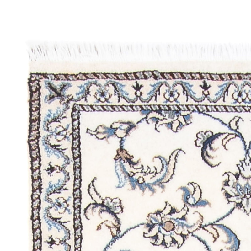 Tapis de couloir Tapis persan - Nain - 288 x 78 cm - argent