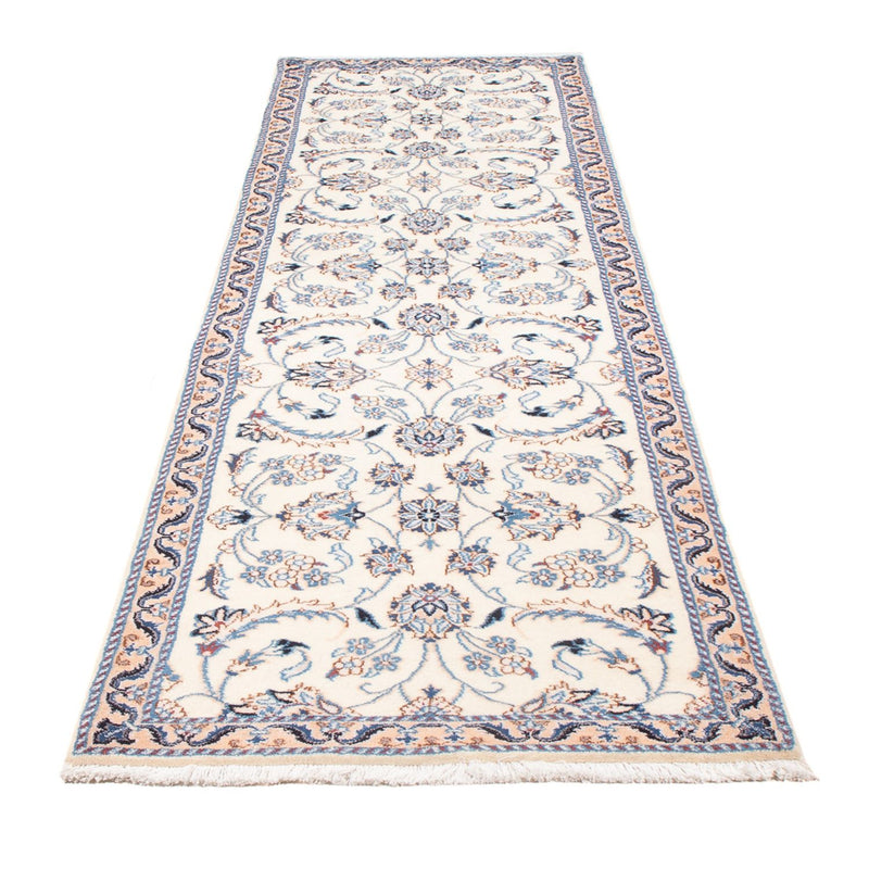 Tapis de couloir Tapis persan - Nain - 292 x 81 cm - argent