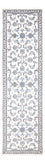 Tapis de couloir Tapis persan - Nain - 292 x 76 cm - argent
