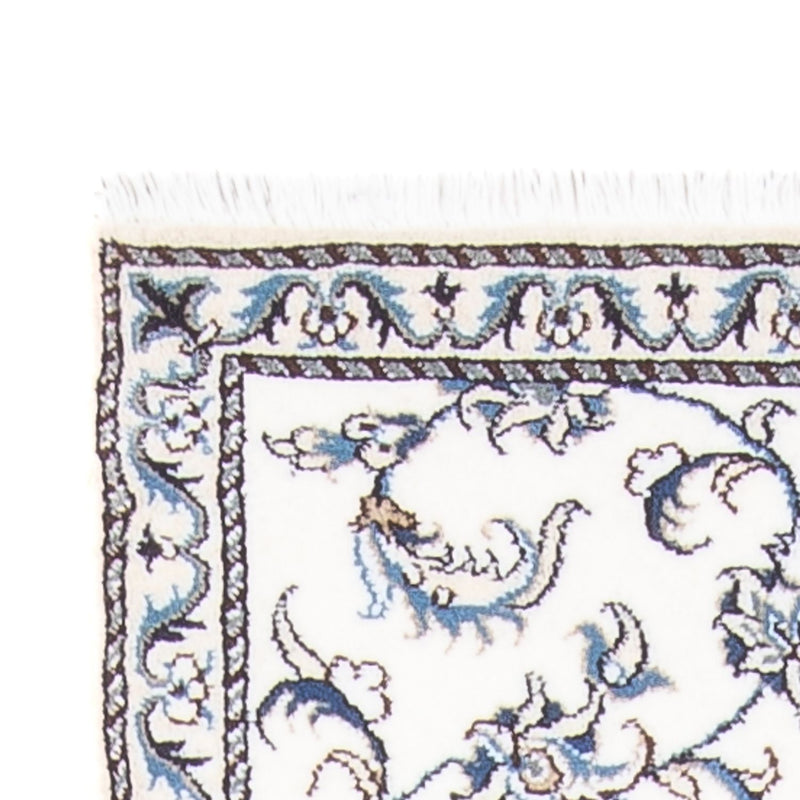 Tapis de couloir Tapis persan - Nain - 292 x 76 cm - argent