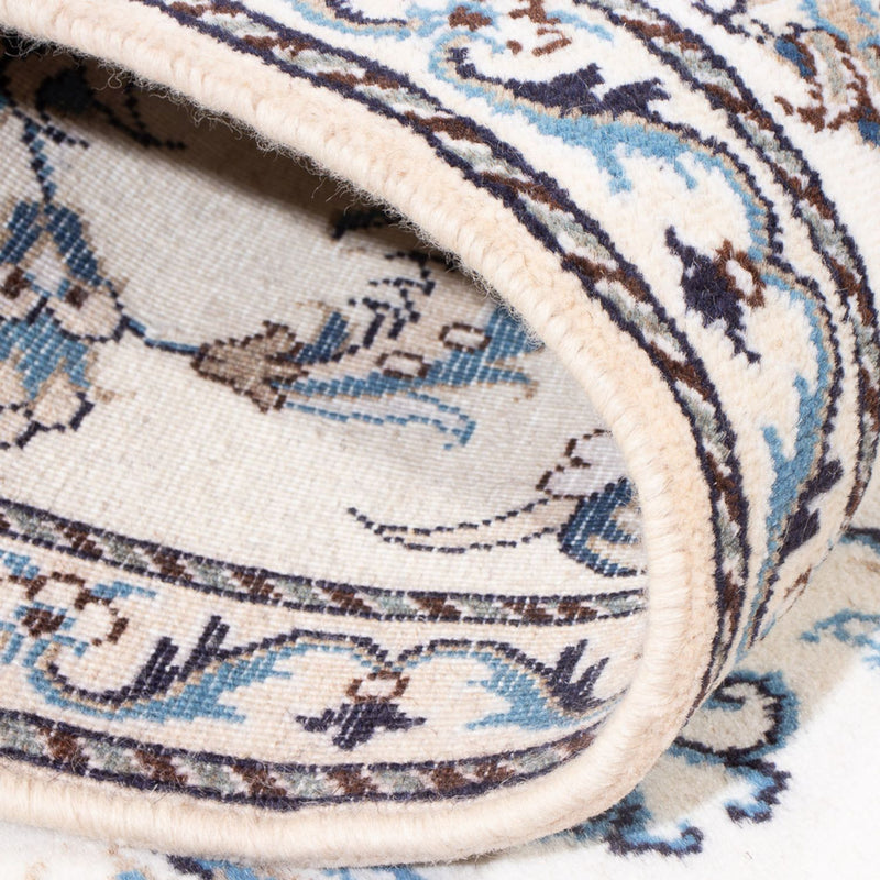 Tapis de couloir Tapis persan - Nain - 292 x 76 cm - argent