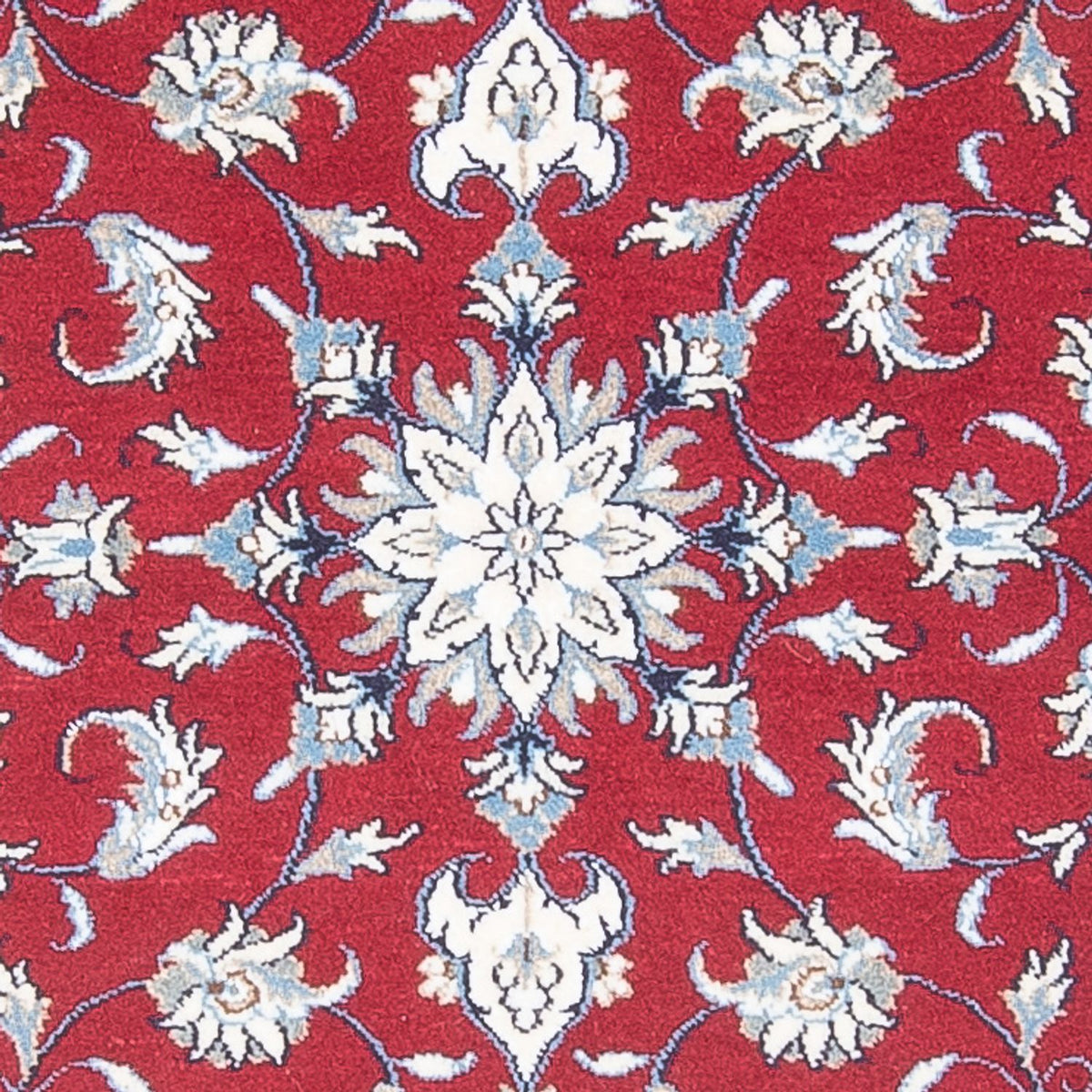 Tapis de couloir Tapis persan - Nain - 290 x 82 cm - rouge