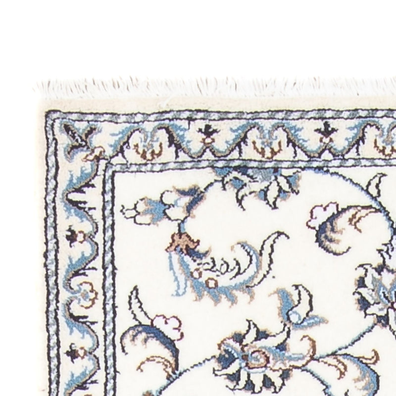 Tapis de couloir Tapis persan - Nain - 286 x 82 cm - argent