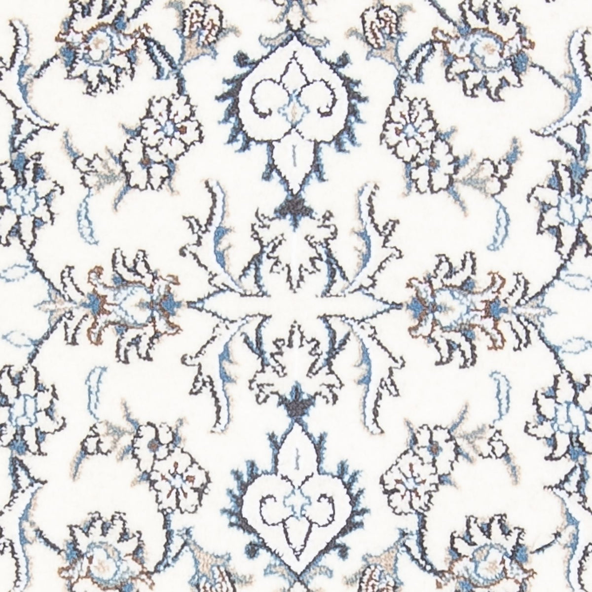 Tapis de couloir Tapis persan - Nain - 215 x 77 cm - argent