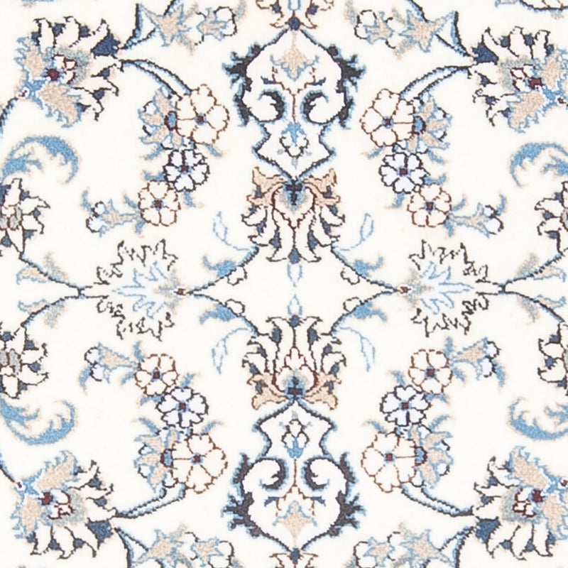 Tapis de couloir Tapis persan - Nain - 194 x 80 cm - argent