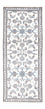 Tapis de couloir Tapis persan - Nain - 195 x 77 cm - argent