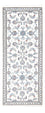 Tapis de couloir Tapis persan - Nain - 197 x 78 cm - argent