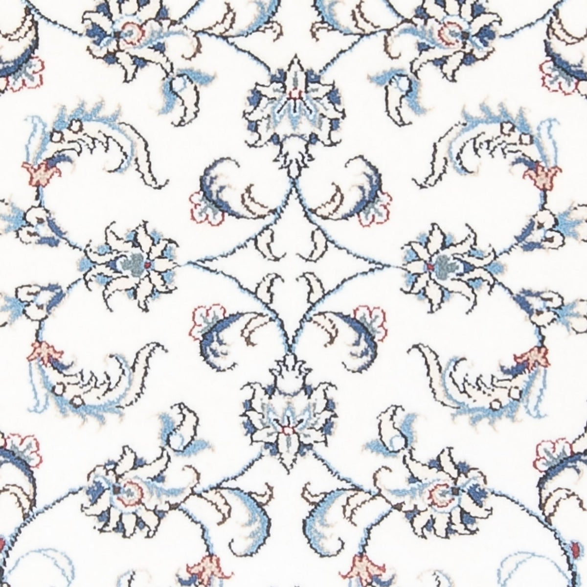 Tapis de couloir Tapis persan - Nain - 197 x 78 cm - argent