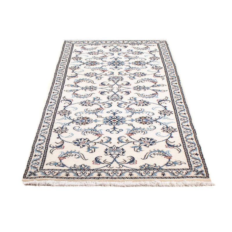 Tapis de couloir Tapis persan - Nain - 197 x 78 cm - argent