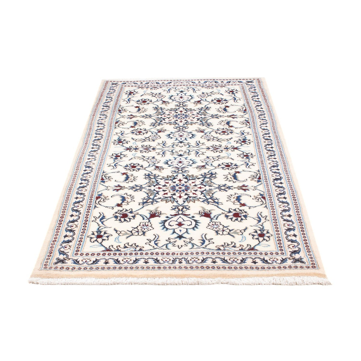 Tapis de couloir Tapis persan - Nain - 192 x 88 cm - argent