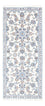 Tapis de couloir Tapis persan - Nain - 193 x 83 cm - argent