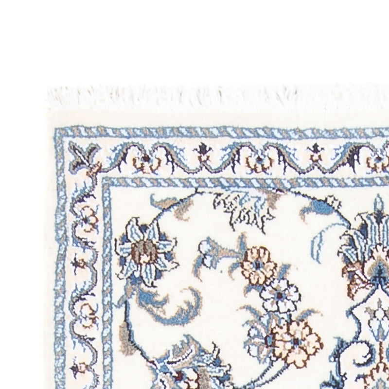 Tapis de couloir Tapis persan - Nain - 193 x 83 cm - argent