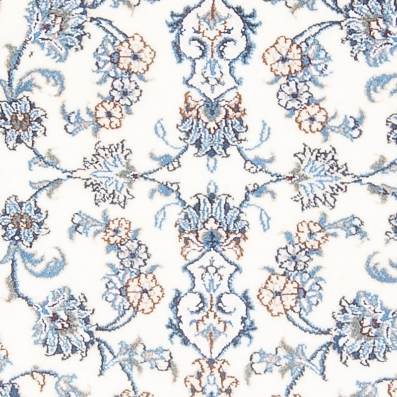 Tapis de couloir Tapis persan - Nain - 204 x 78 cm - argent