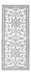 Tapis de couloir Tapis persan - Nain - 198 x 78 cm - argent