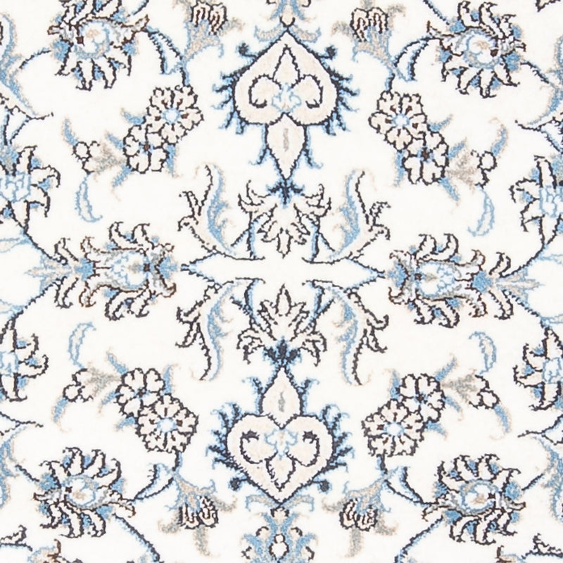 Tapis de couloir Tapis persan - Nain - 198 x 78 cm - argent