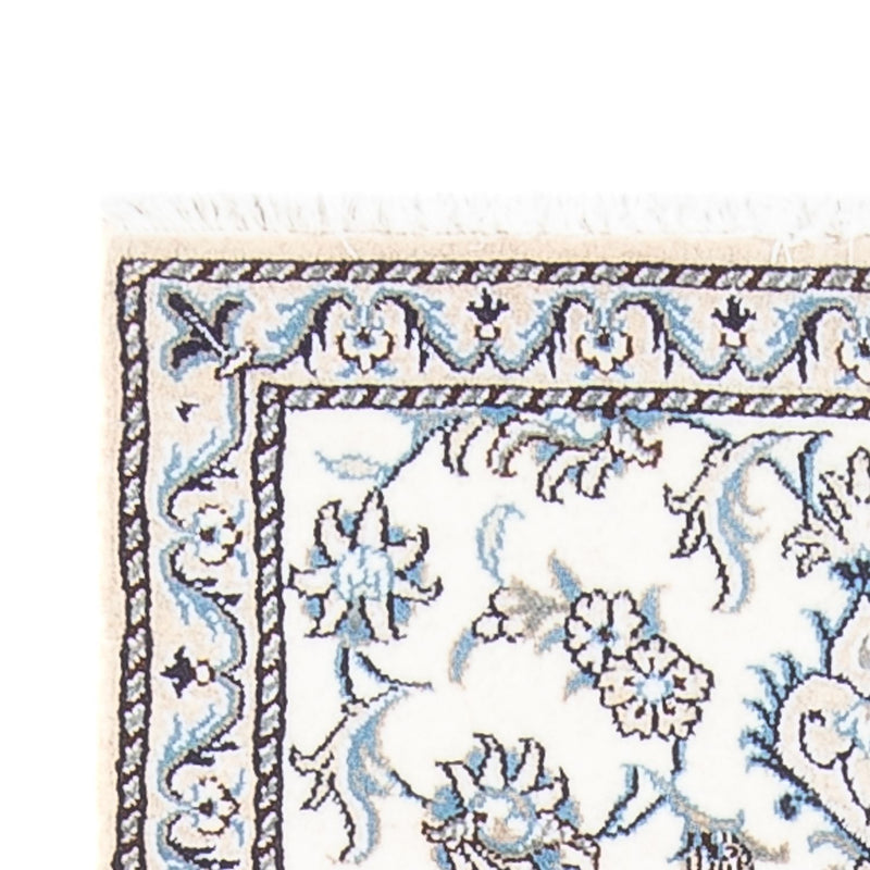 Tapis de couloir Tapis persan - Nain - 198 x 78 cm - argent