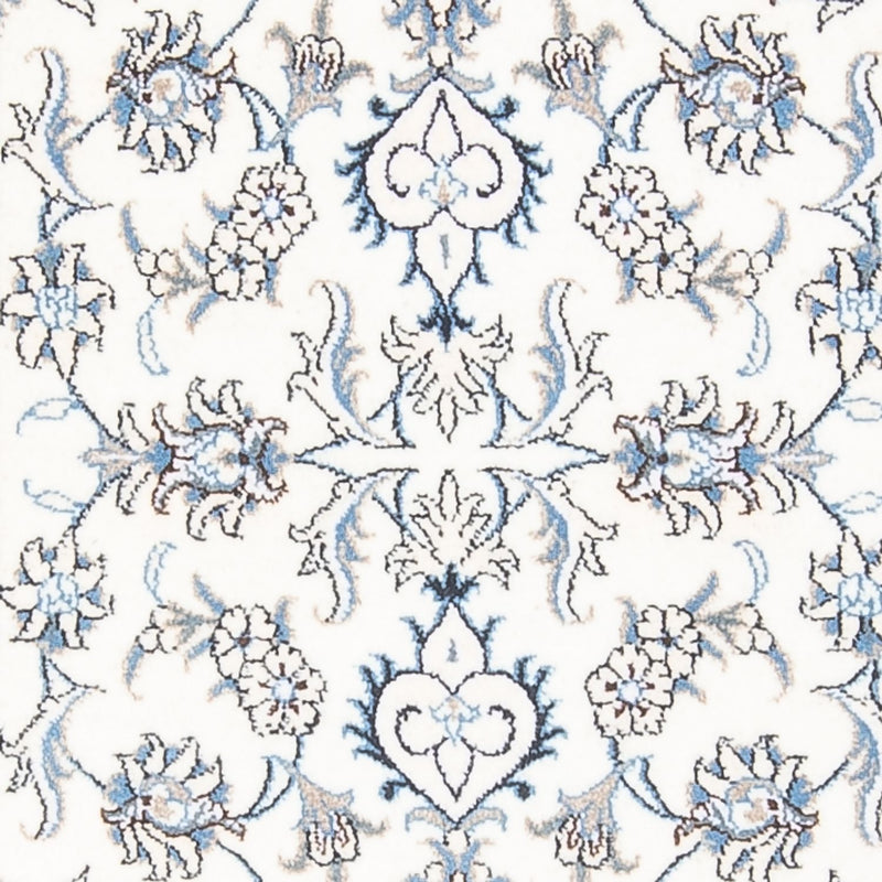 Tapis de couloir Tapis persan - Nain - 200 x 77 cm - argent