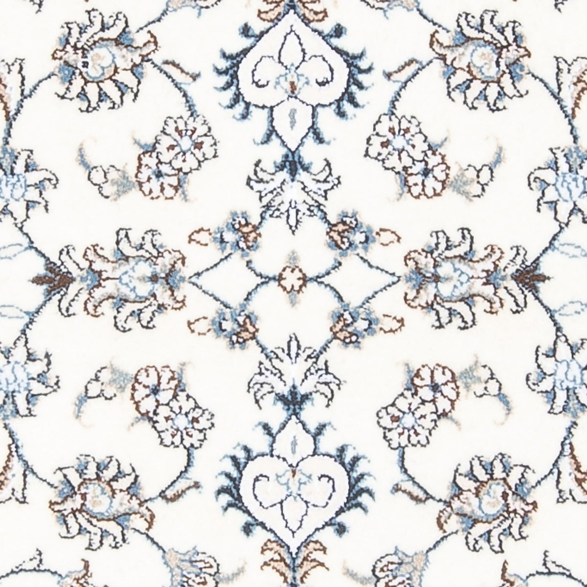 Tapis de couloir Tapis persan - Nain - 197 x 76 cm - argent