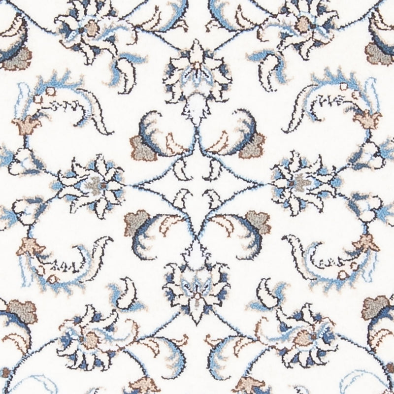 Tapis de couloir Tapis persan - Nain - 200 x 80 cm - argent