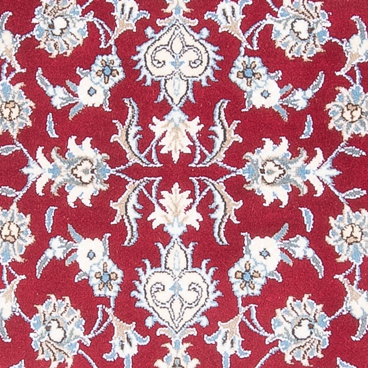 Tapis de couloir Tapis persan - Nain - 196 x 76 cm - rouge