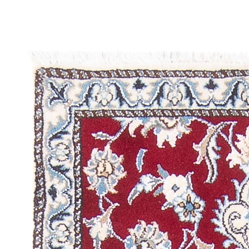 Tapis de couloir Tapis persan - Nain - 196 x 76 cm - rouge