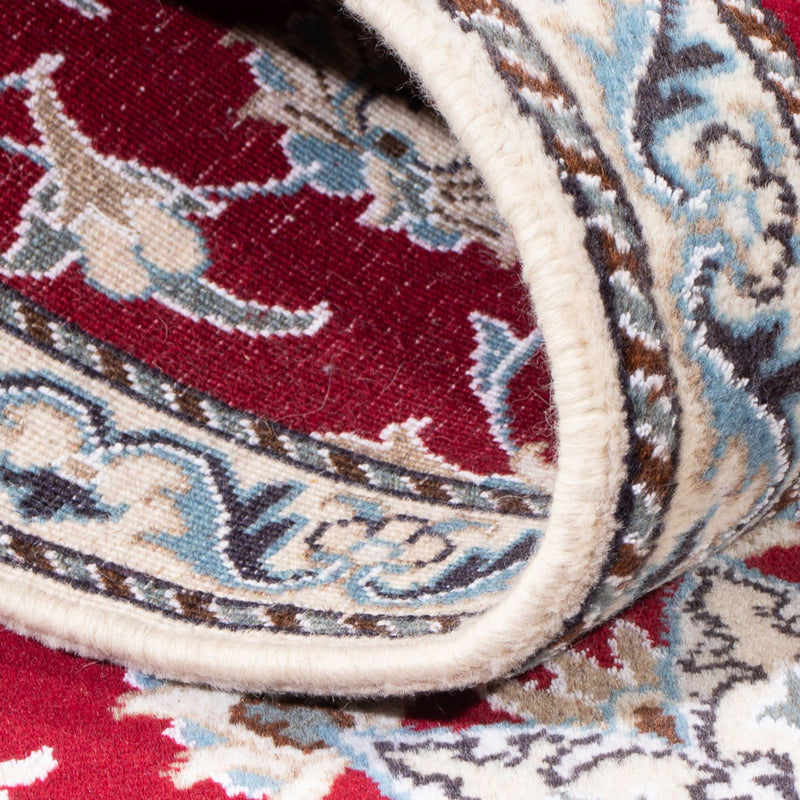 Tapis de couloir Tapis persan - Nain - 196 x 76 cm - rouge