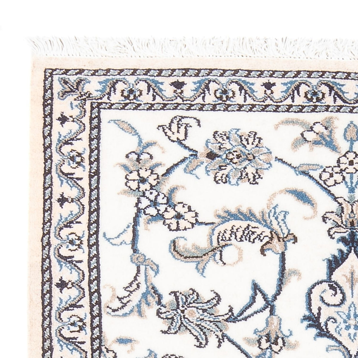 Tapis persan - Nain - 140 x 90 cm - argent