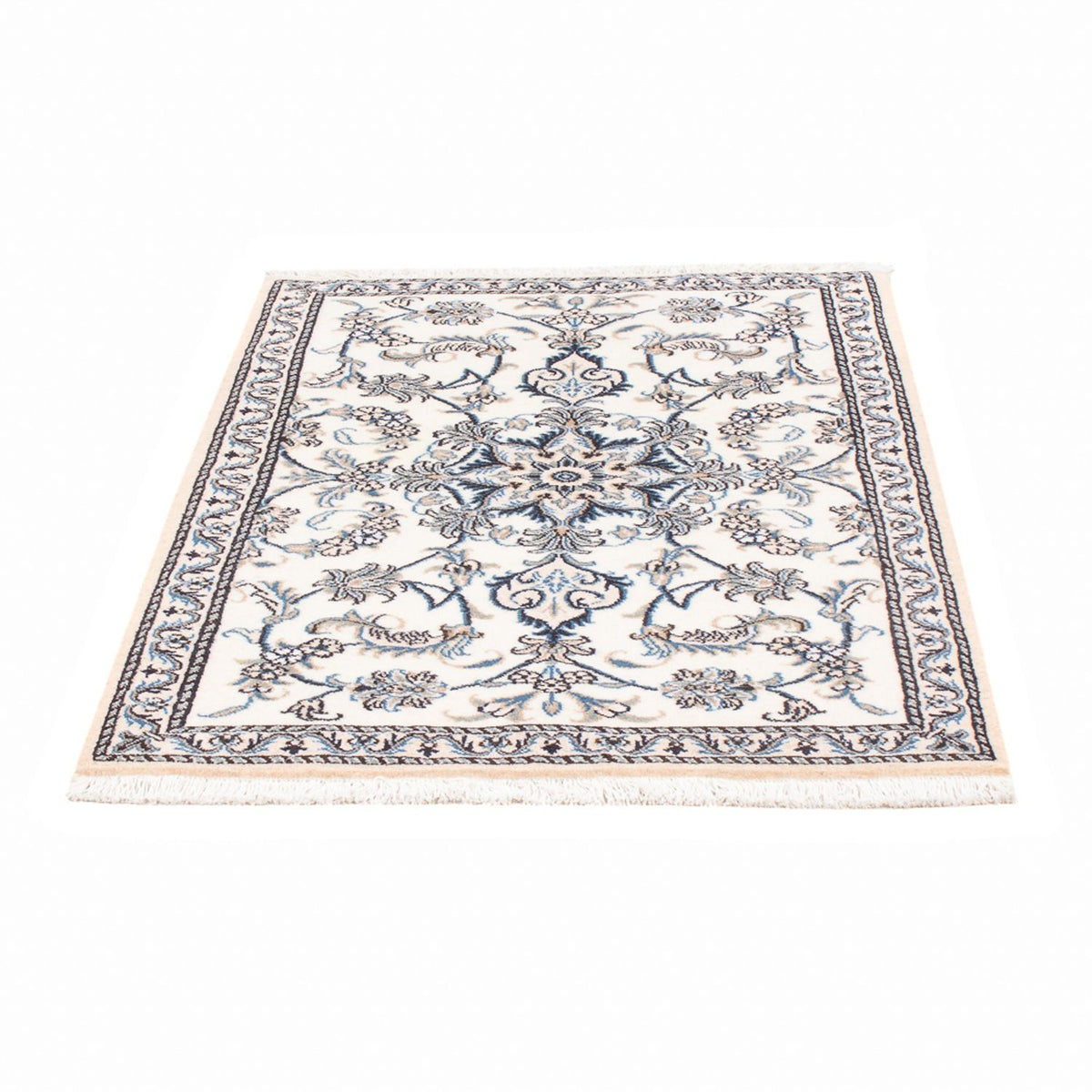 Tapis persan - Nain - 140 x 90 cm - argent