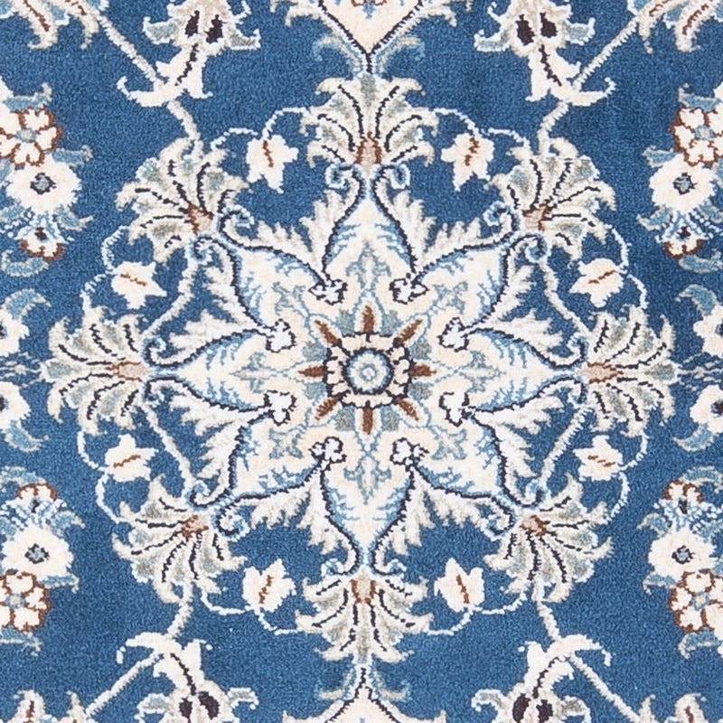 Tapis persan - Nain - 140 x 90 cm - bleu