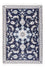 Tapis persan - Nain - 140 x 90 cm - bleu foncé