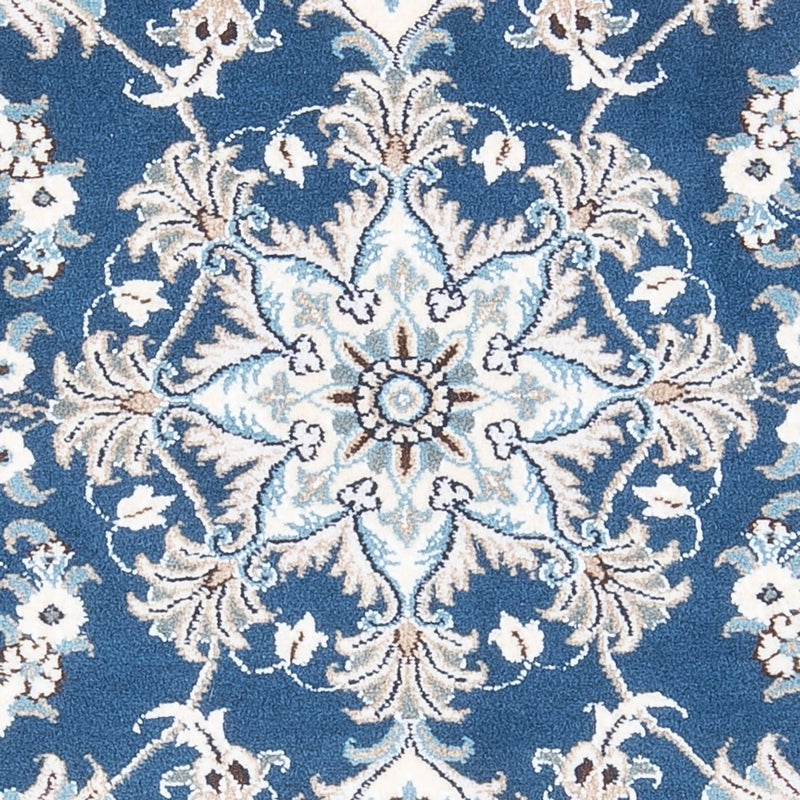Tapis persan - Nain - 140 x 90 cm - bleu