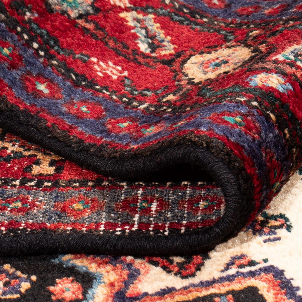 Tapis persan - Classique - 188 x 123 cm - bleu foncé