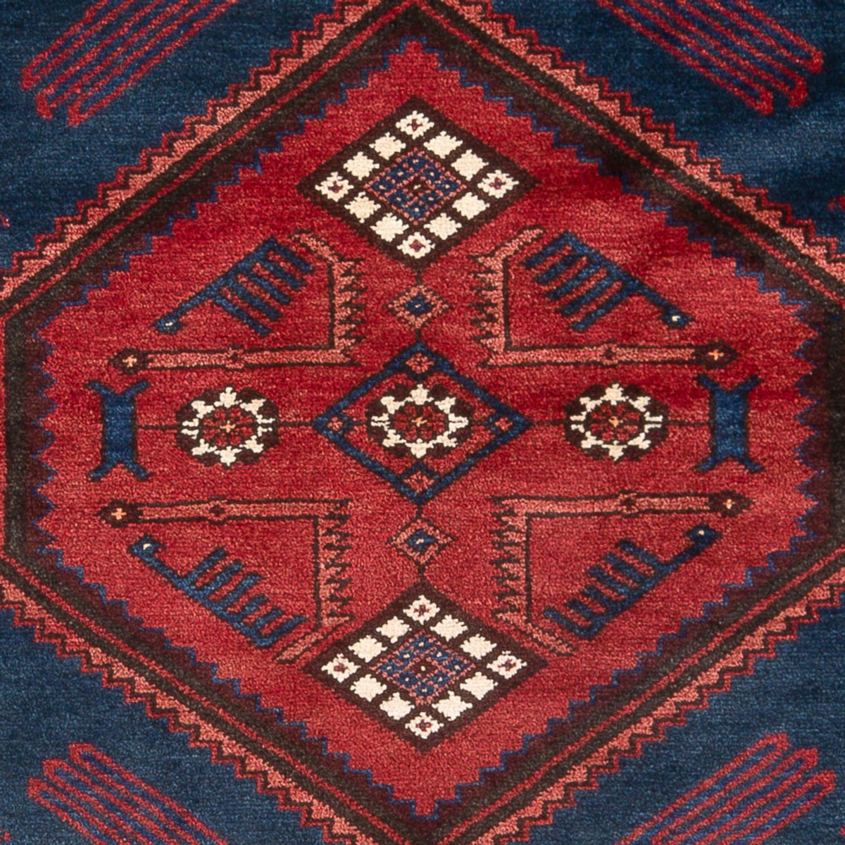 Tapis persan - Nomadic - 200 x 133 cm - bleu