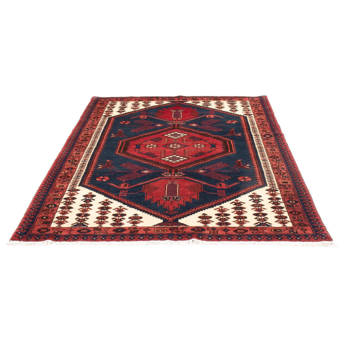 Tapis persan - Nomadic - 200 x 133 cm - bleu