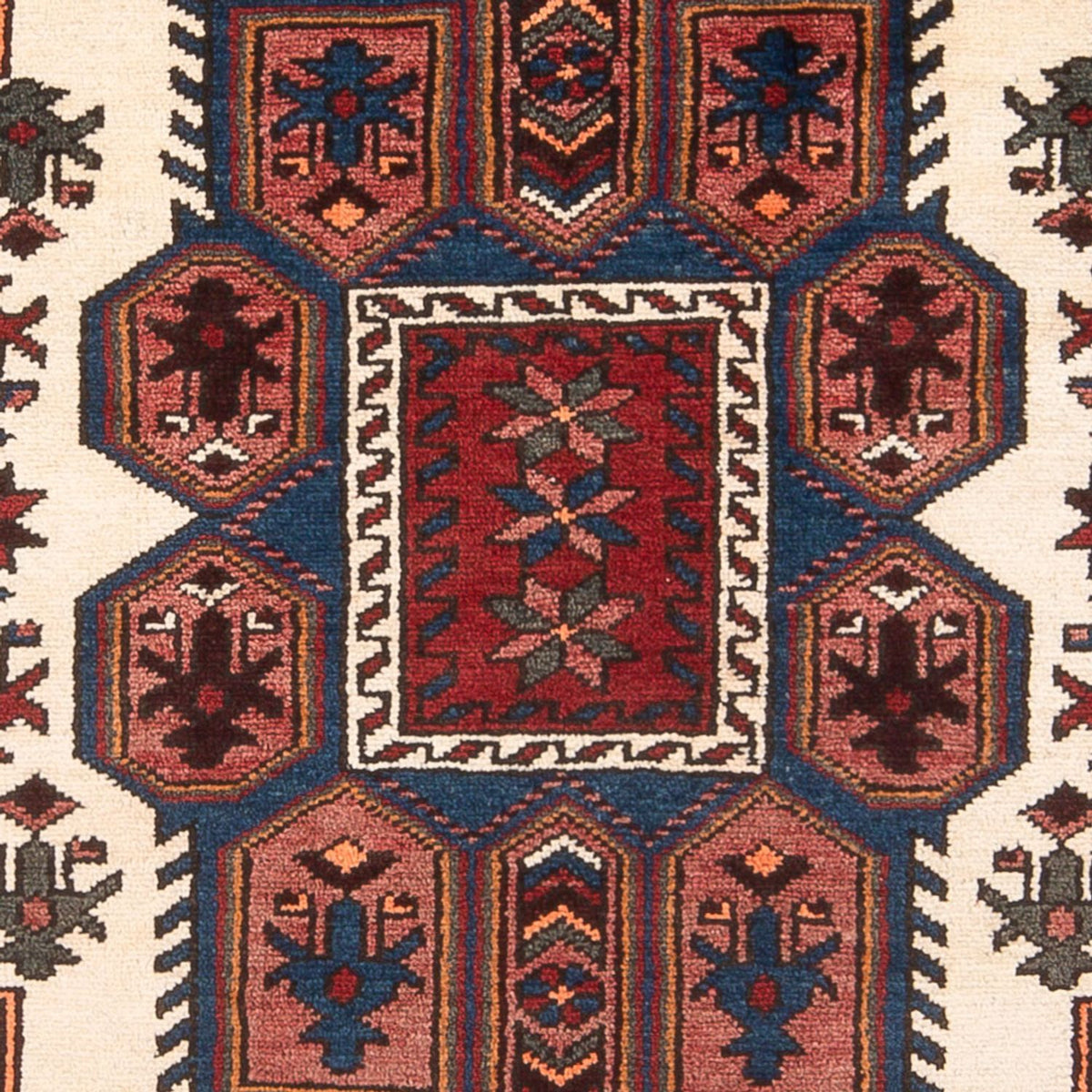 Tapis persan - Nomadic - 205 x 128 cm - bleu foncé