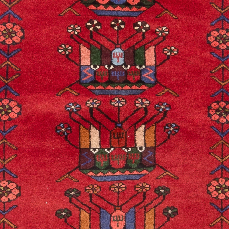 Tapis persan - Nomadic - 197 x 125 cm - rouge