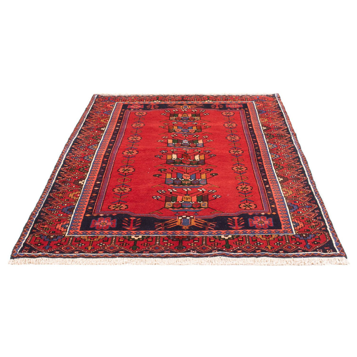 Tapis persan - Nomadic - 197 x 125 cm - rouge