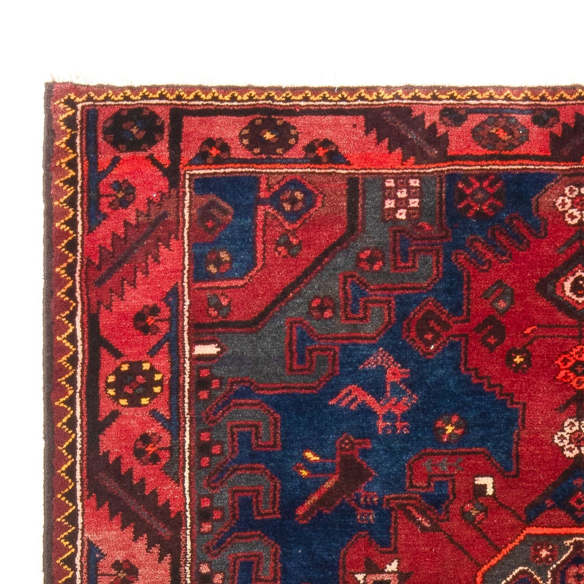 Tapis persan - Nomadic - 196 x 136 cm - bleu