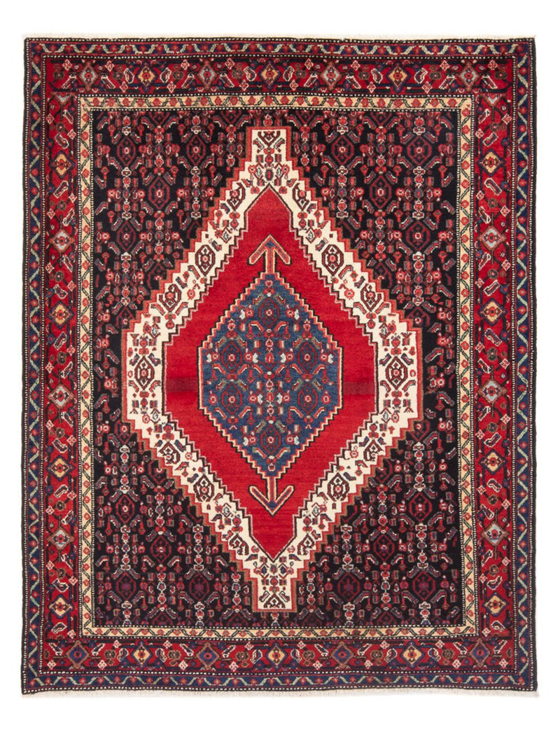 Tapis persan - Classique - 193 x 143 cm - bleu foncé