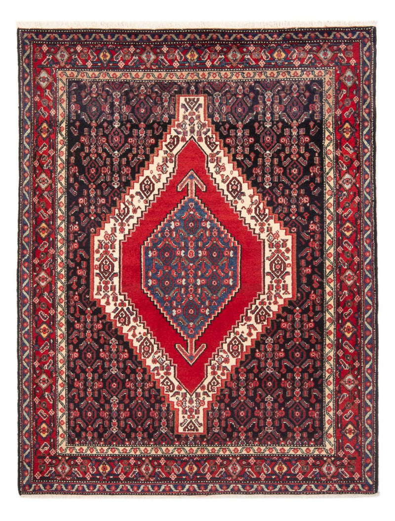 Tapis persan - Classique - 196 x 140 cm - bleu foncé