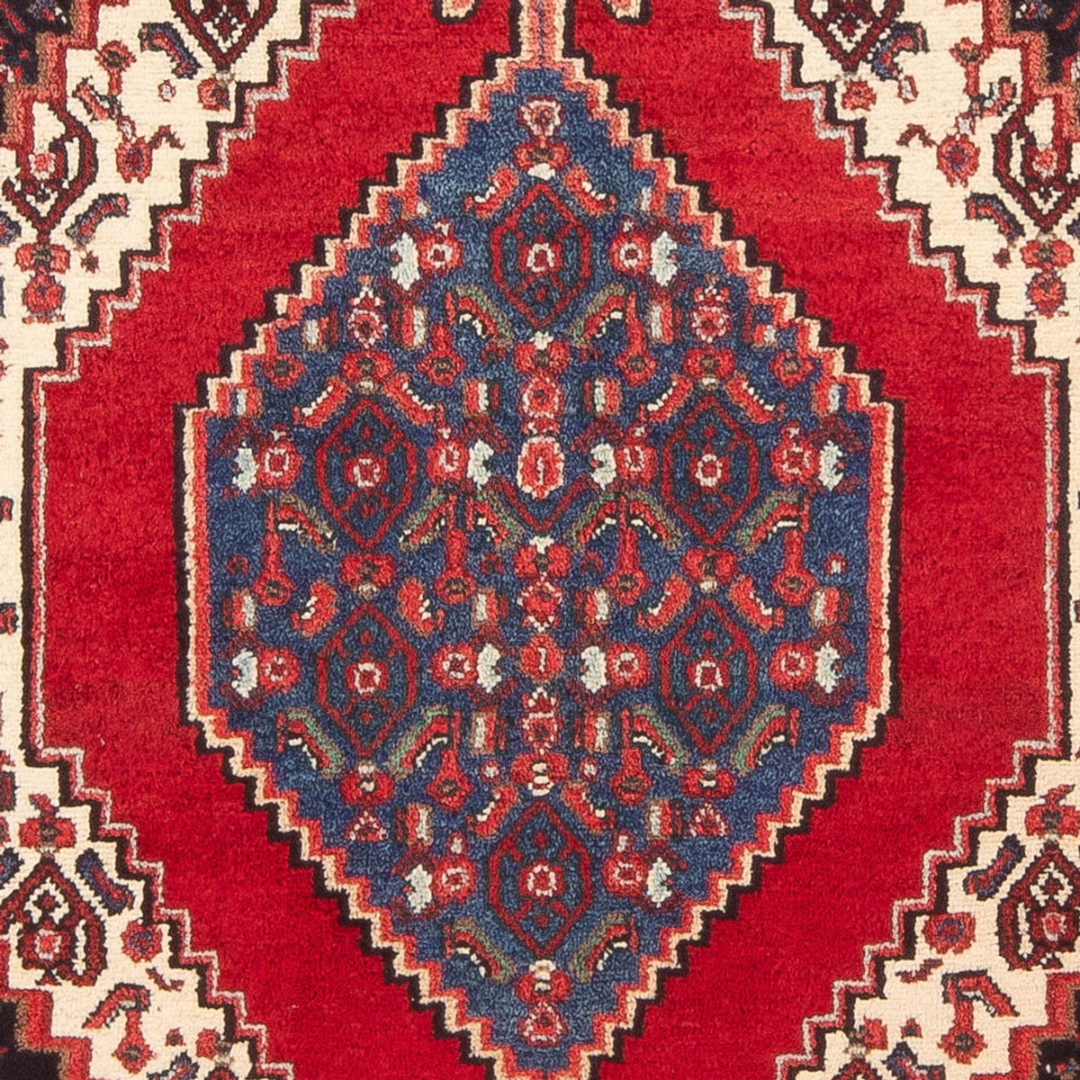 Tapis persan - Classique - 196 x 140 cm - bleu foncé