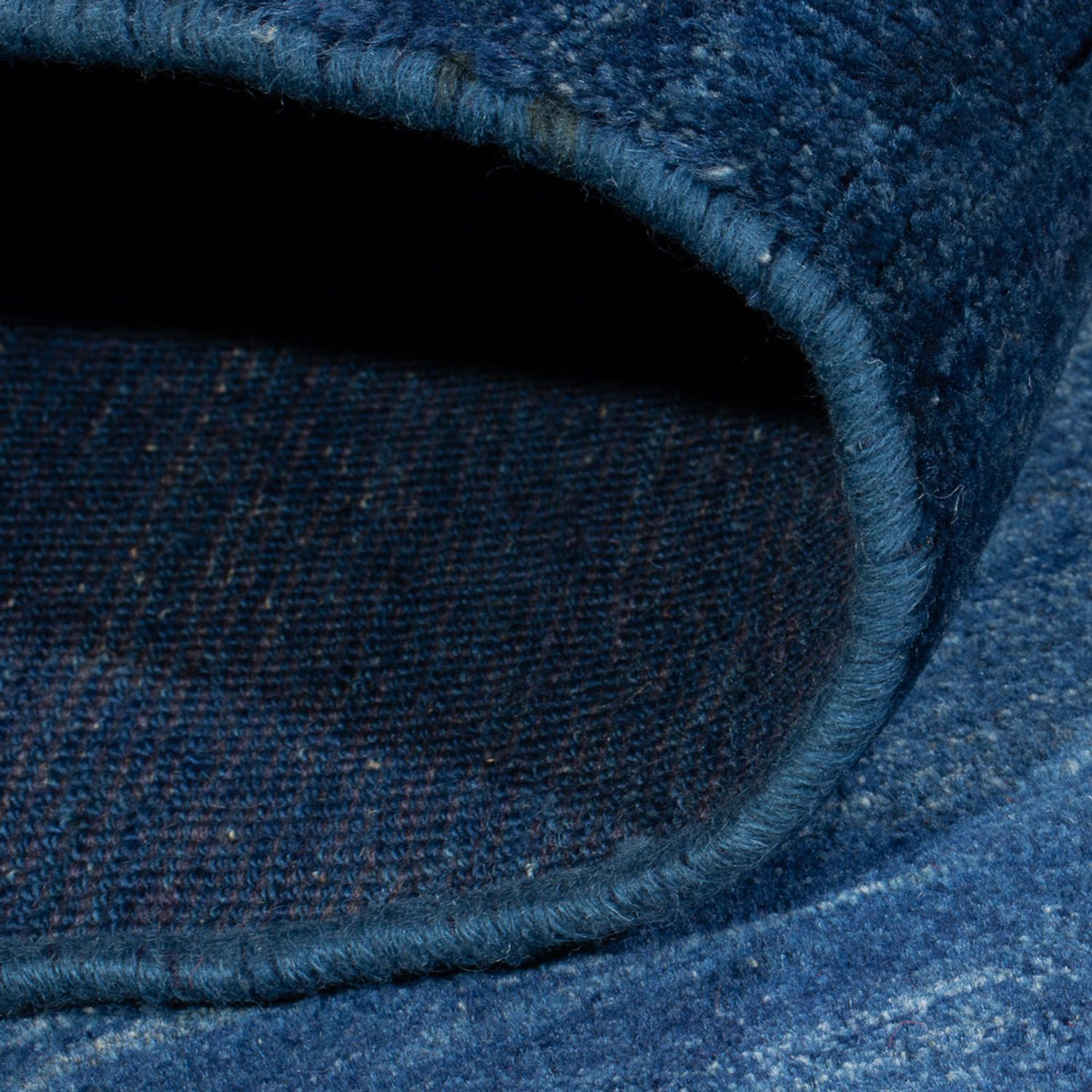 Tapis Gabbeh - Persan - 180 x 116 cm - bleu foncé