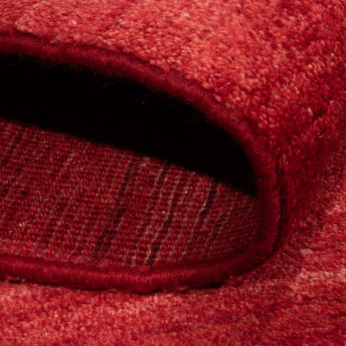 Tapis Gabbeh - Persan - 159 x 115 cm - rouge