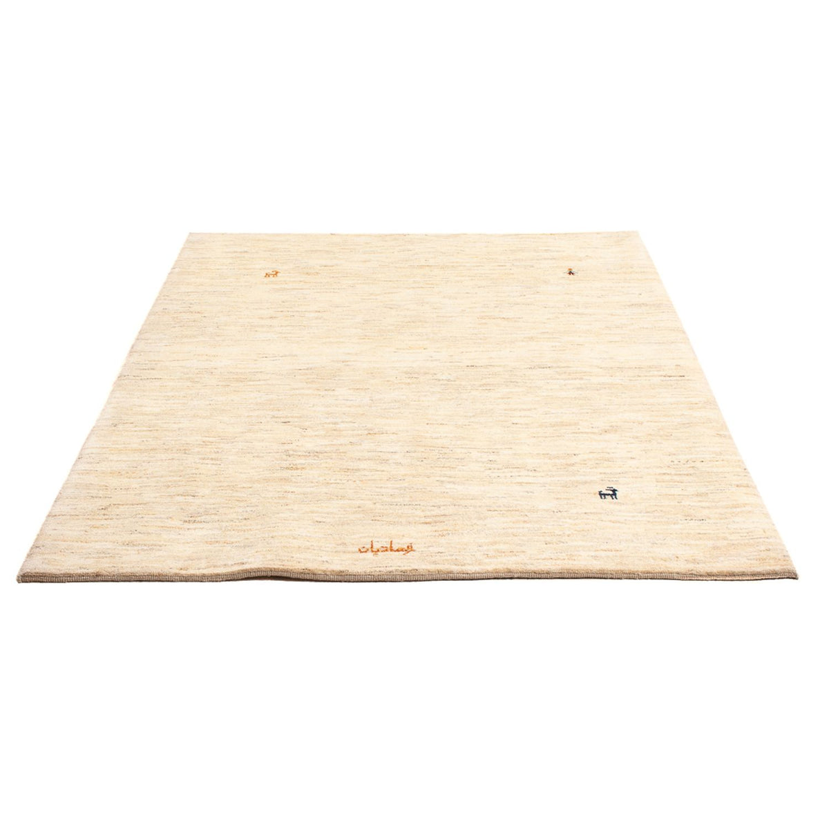 Tapis Gabbeh - Persan - 170 x 120 cm - argent
